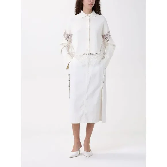 スカート ERMANNO SCERVINO Woman Skirt White D467O315HRY 14300 Ermanno Scervino Skirt Woman White